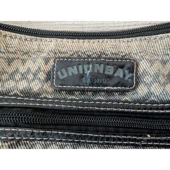 Unionbay Crossbody Bag Elephant Applique Y2K Boho Hippie Festival Faux Leather - Picture 4 of 8